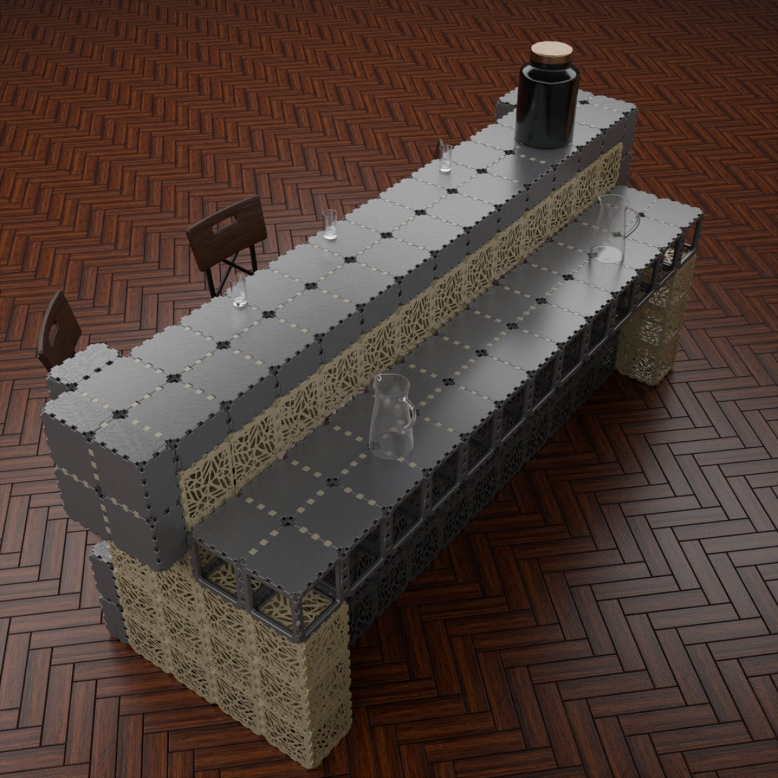 Zen Modular Cube – 10-Cube Set | Solid Structural Blocks for